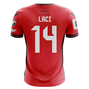Qazim Laci Albania shirt