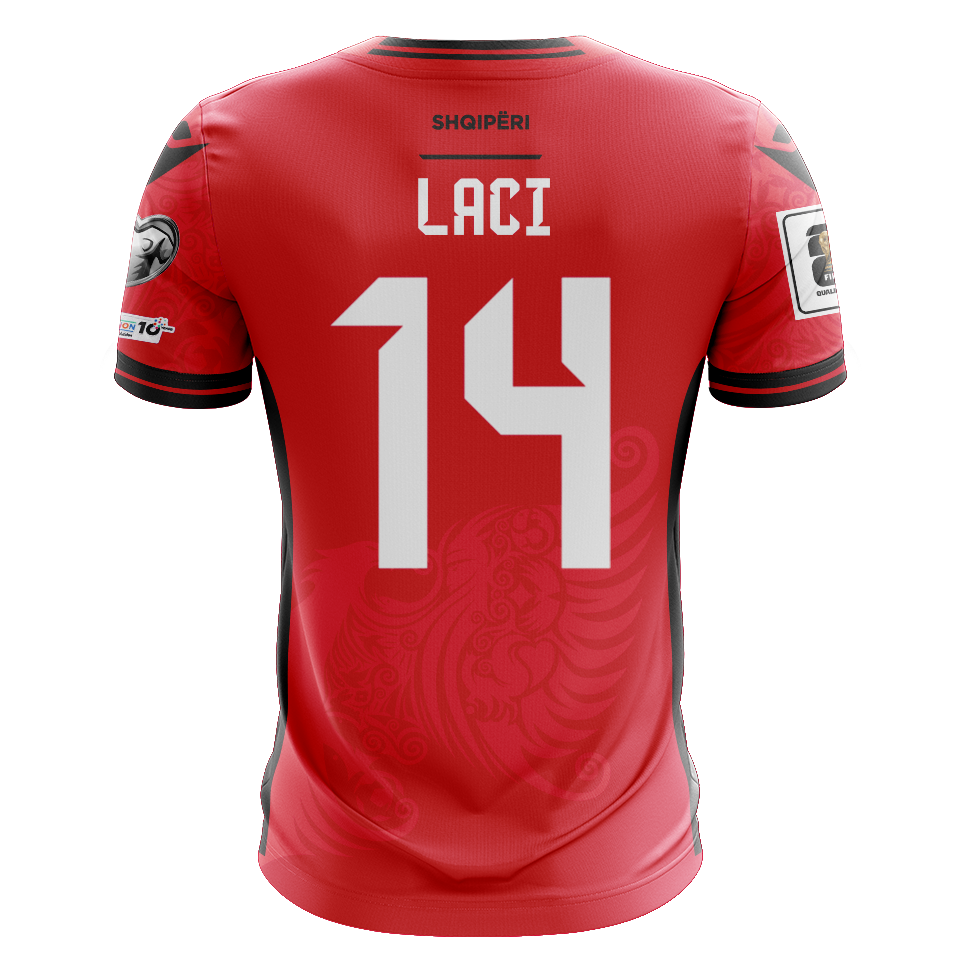 Qazim Laci Albania shirt