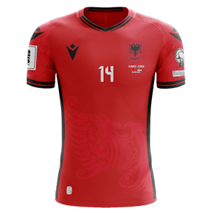 Qazim Laci Albania shirt