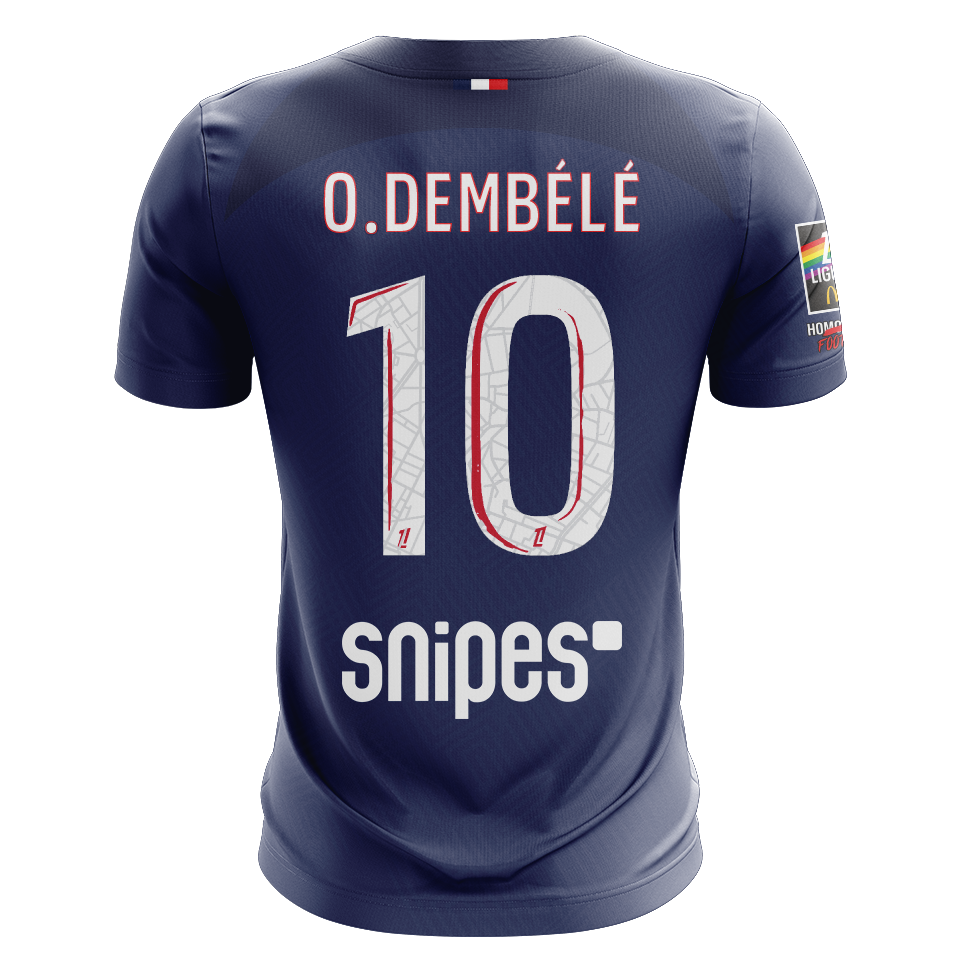 Ousmane Dembélé Paris Saint-Germain shirt