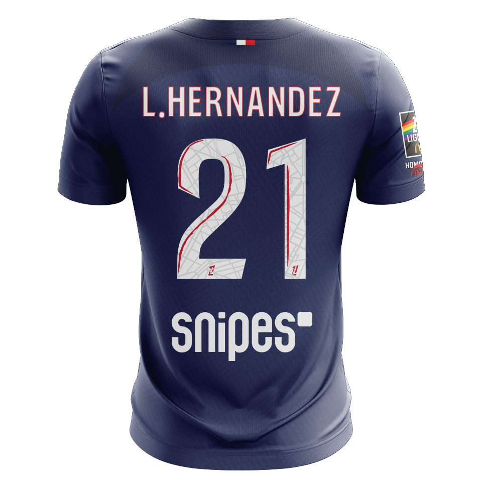 Lucas Hernández  Paris Saint-Germain shirt