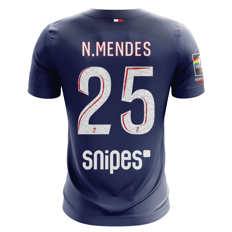 Nuno Mendes Paris Saint-Germain shirt