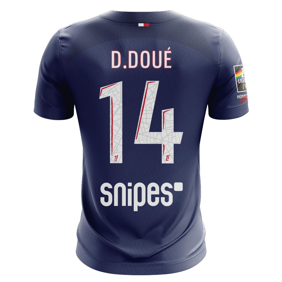 Désiré Doué Paris Saint-Germain shirt