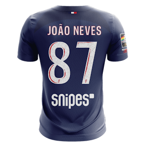 João Neves Paris Saint-Germain shirt