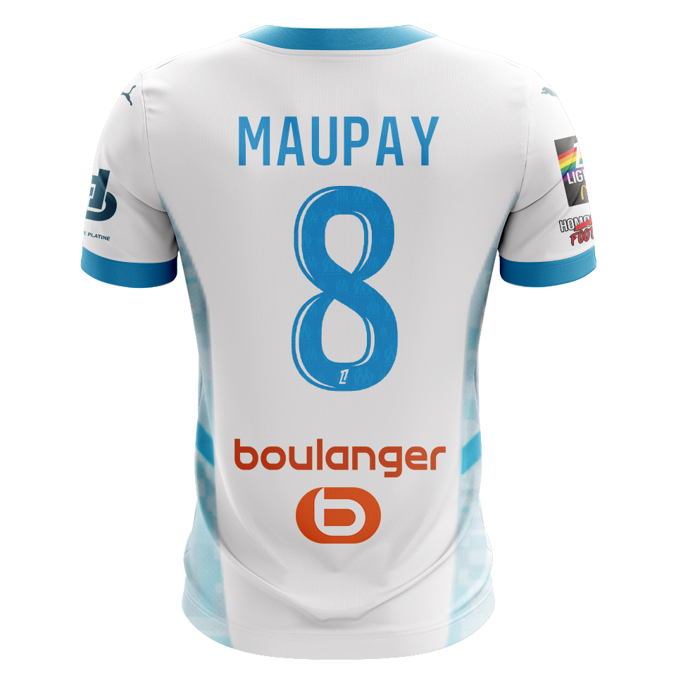 Neal Maupay Olympique de Marseille shirt