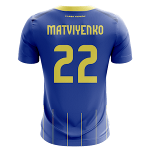Mykola Matviyenko Ukraine jersey