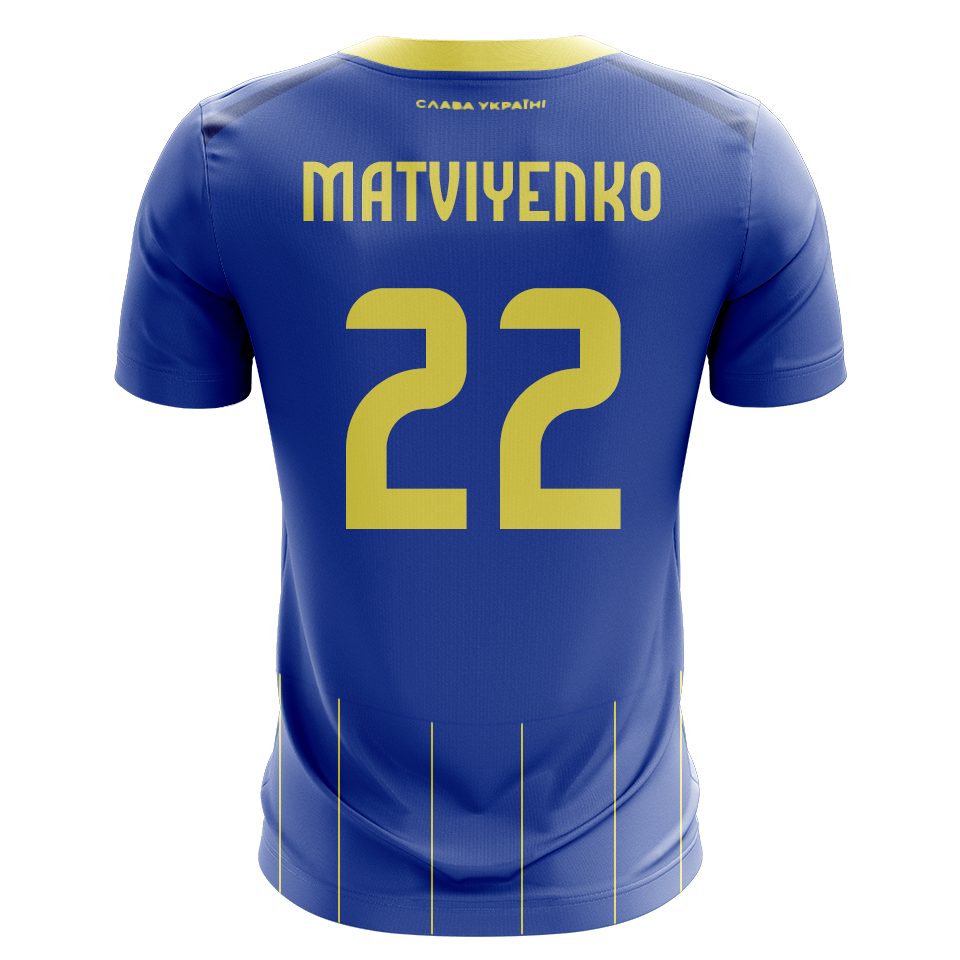 Mykola Matviyenko Ukraine jersey