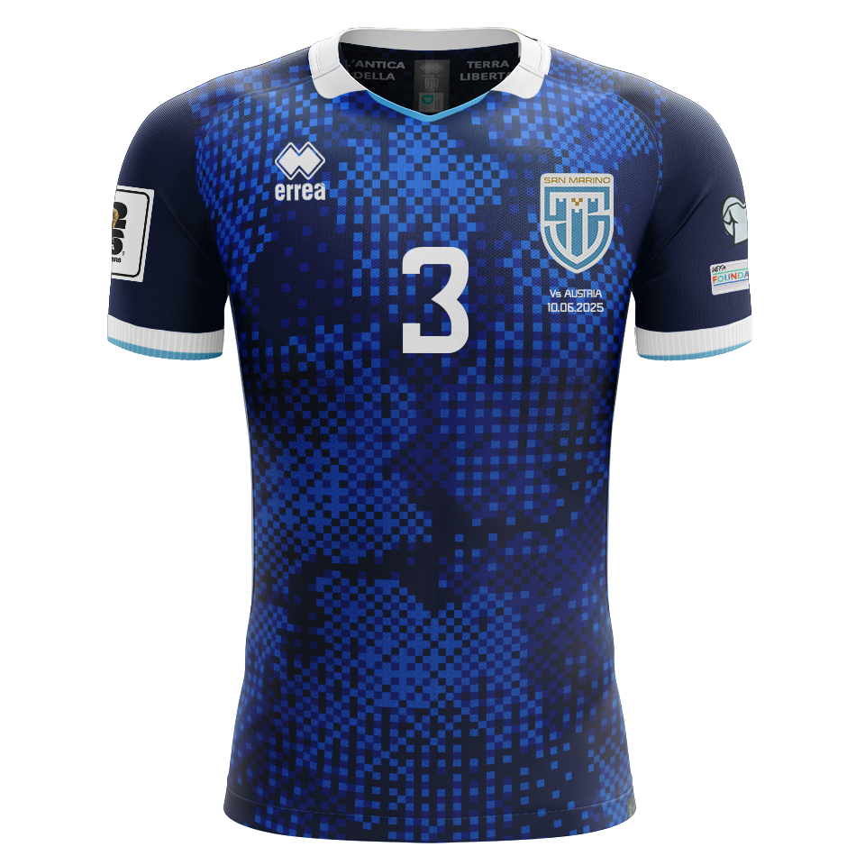 Tommaso Benvenuti San Marino shirt