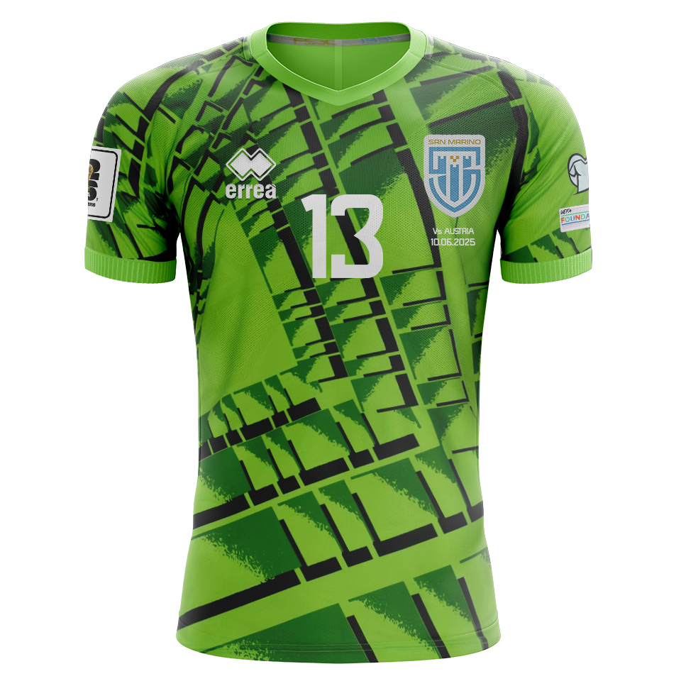 Matteo Zavoli San Marino camisa.