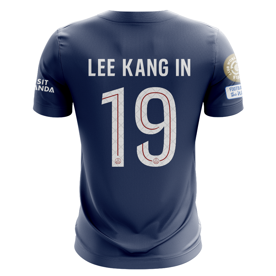 Paris Saint-Germain 팀의 Lee Kang In  셔츠