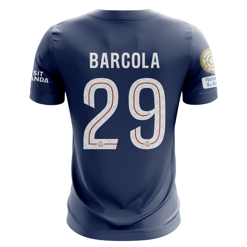 Bradley Barcola Paris Saint-Germain shirt