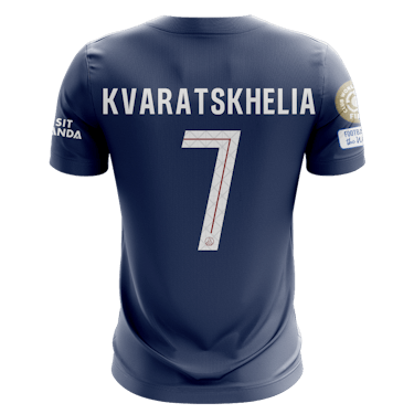 Khvicha Kvaratskhelia Paris Saint-Germain shirt