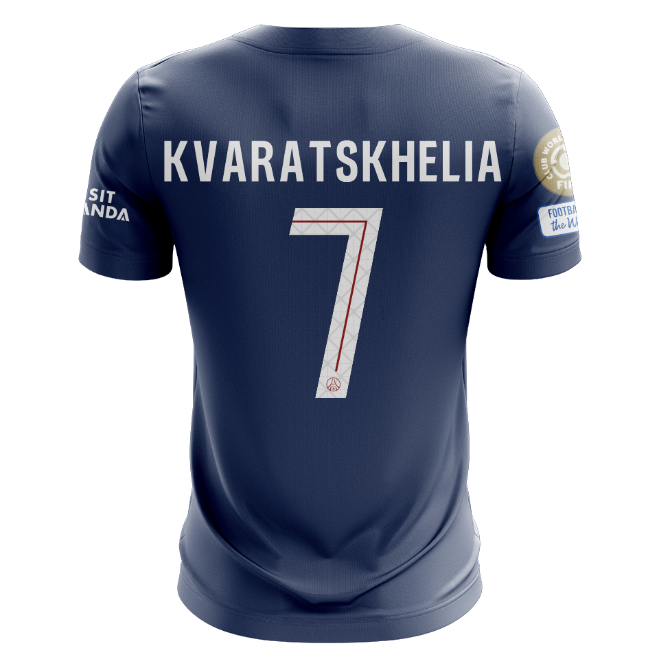 Maillot de Khvicha Kvaratskhelia (Paris Saint-Germain)