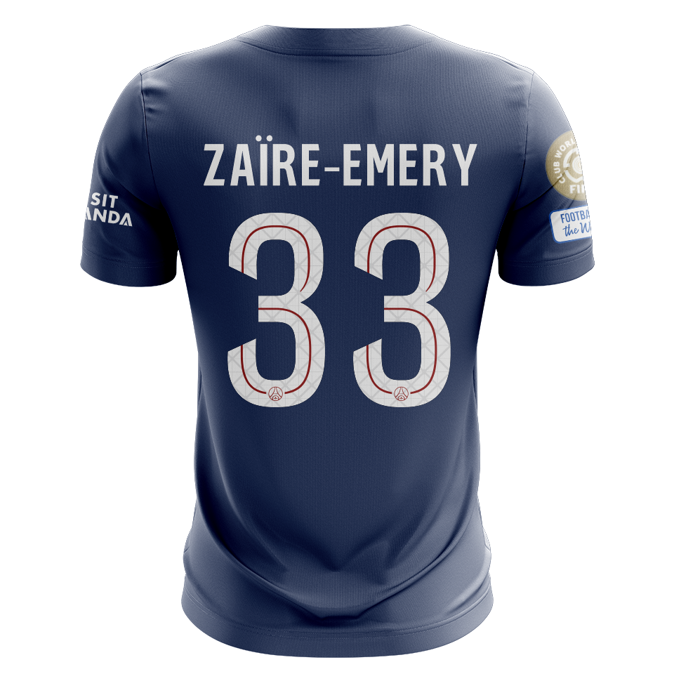 Warren Zaire Emery Paris Saint-Germain shirt