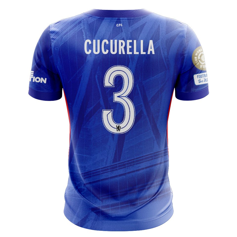 ウェア Chelsea FC CUCURELLA 32 Marc Cucurella | SL Benfica - Chelsea | MatchWornShirt