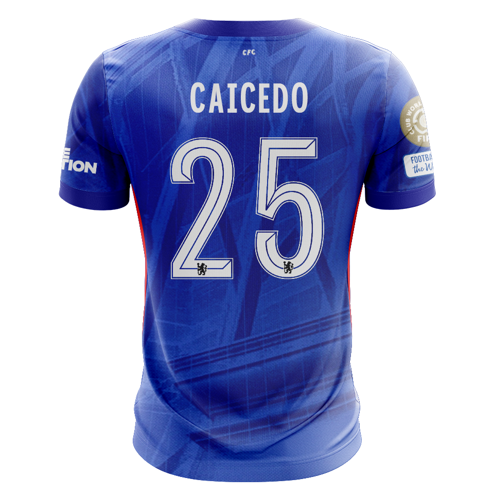 Moisés Caicedo Chelsea shirt
