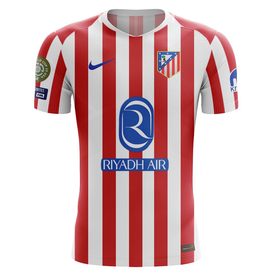 Atlético de Madrid 팀의 Giuliano Simeone 셔츠