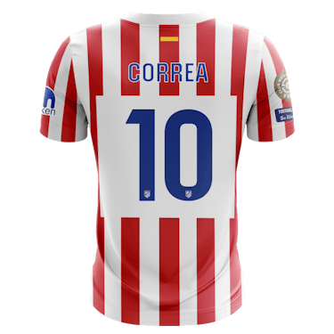 Official Atlético de Madrid Soccer Game-Worn Jerseys