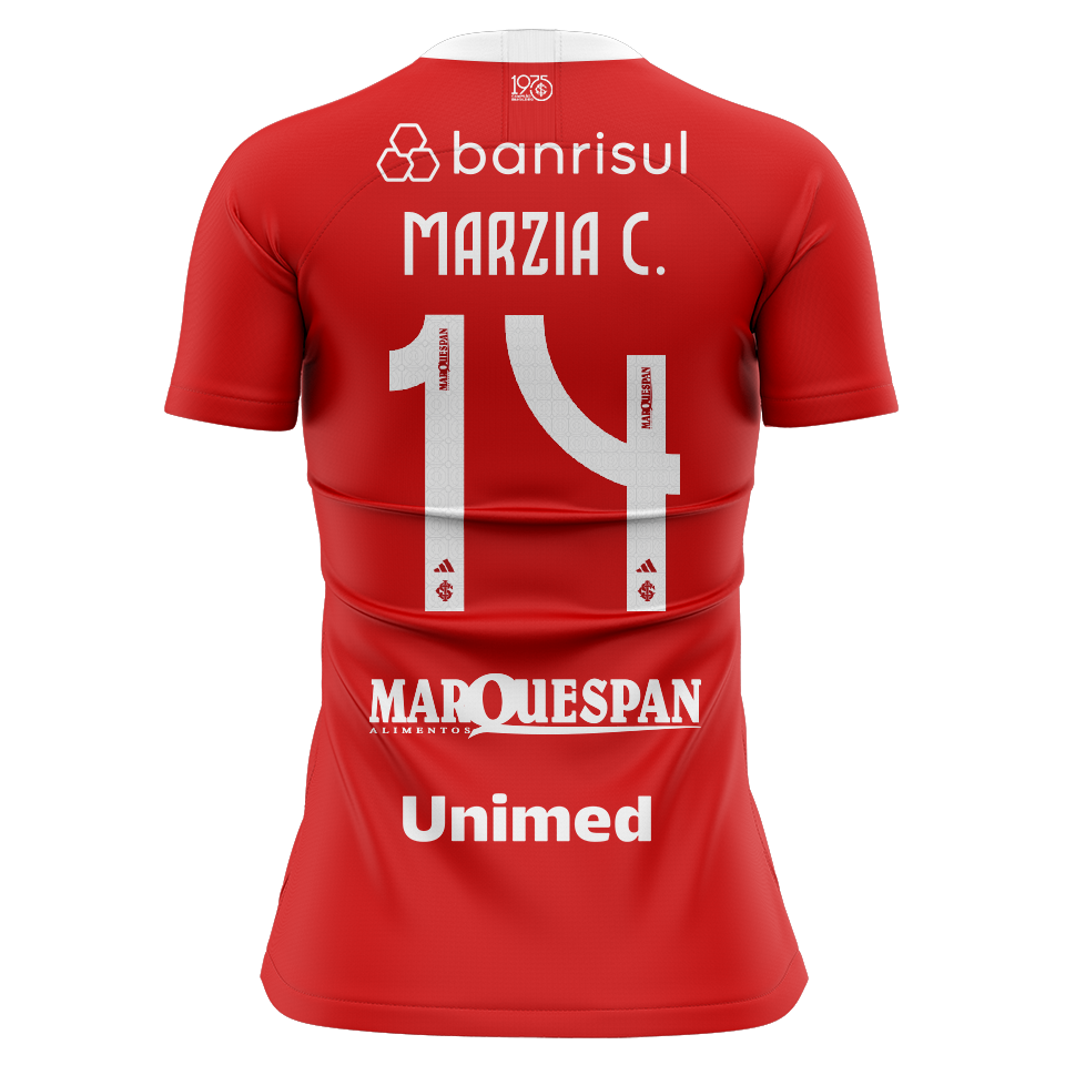 Marzia Coutinho Raposo Fernandes Figueira Internacional RS W camisa.