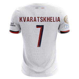 Khvicha Kvaratskhelia Paris Saint-Germain shirt