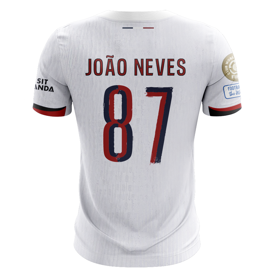 João Neves Paris Saint-Germain shirt