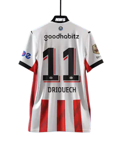 PSV 팀의 Couhaib Driouech 셔츠