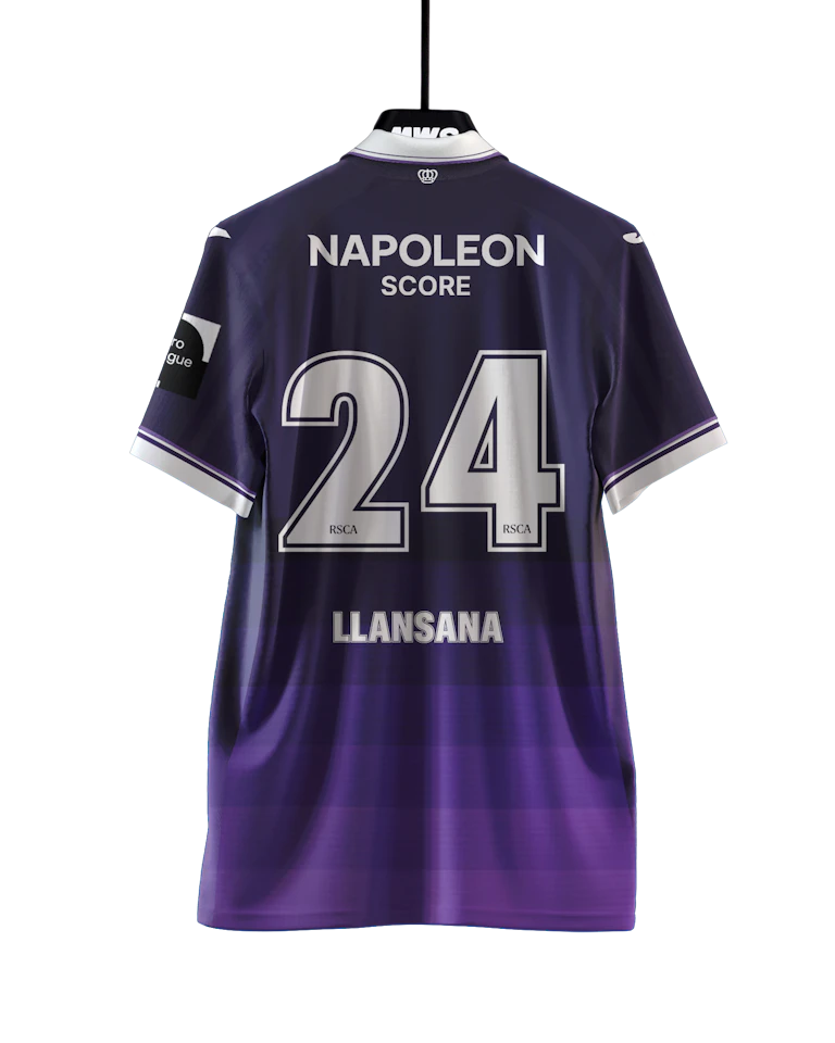 来自RSC Anderlecht的Enric Llansana球衣