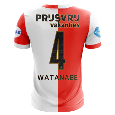 Tsuyoshi Watanabe 渡辺剛 Feyenoord shirt