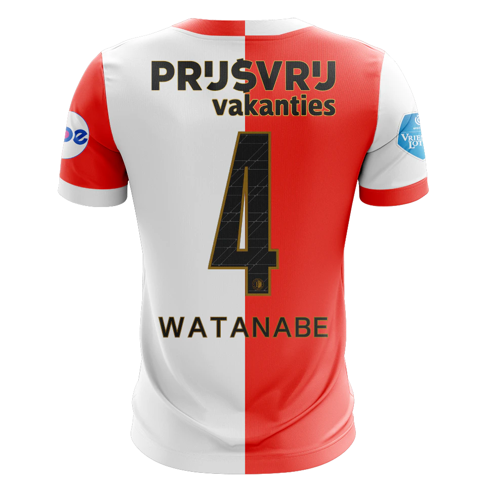 Tsuyoshi Watanabe 渡辺剛 Feyenoord shirt