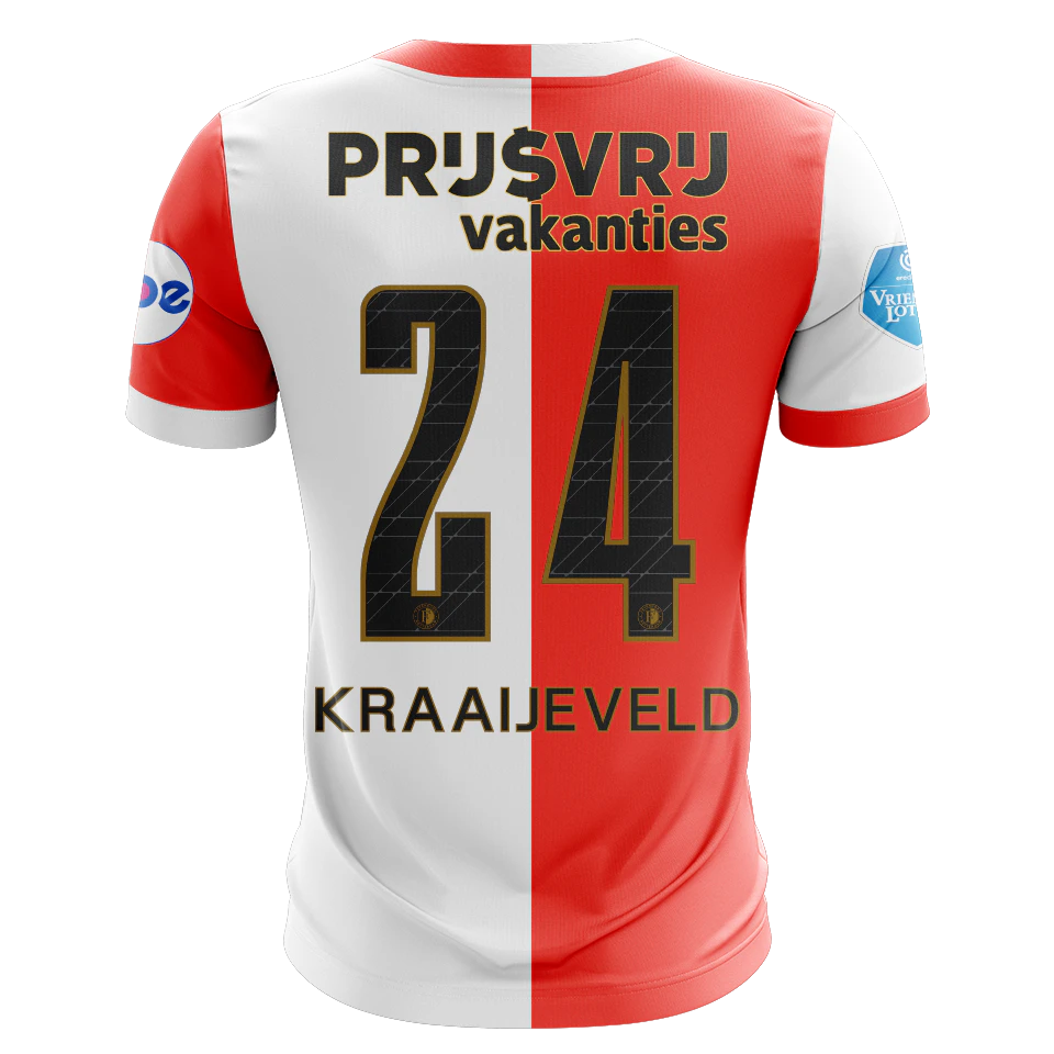 Feyenoord 팀의 Thijs Kraaijeveld 셔츠