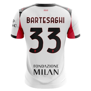 AC Milan 팀의 Davide Bartesaghi 셔츠