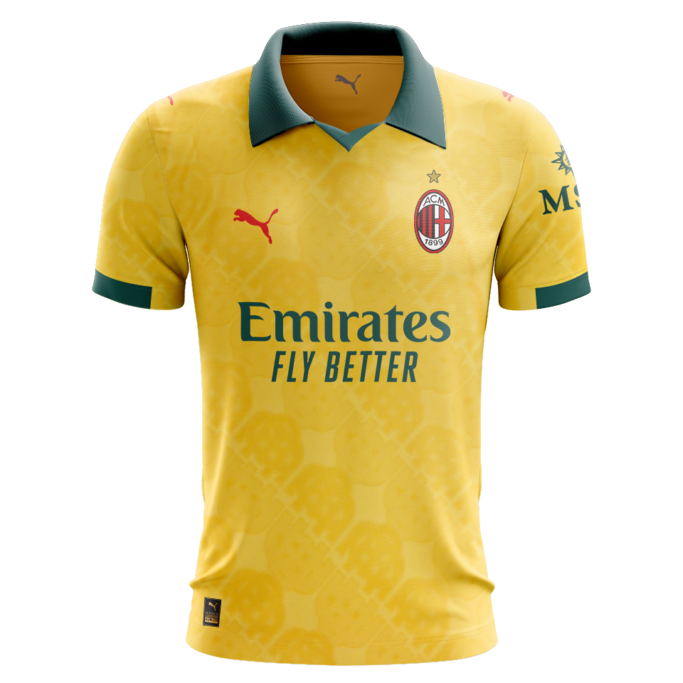 AC Milan 팀의 Davide Bartesaghi 셔츠