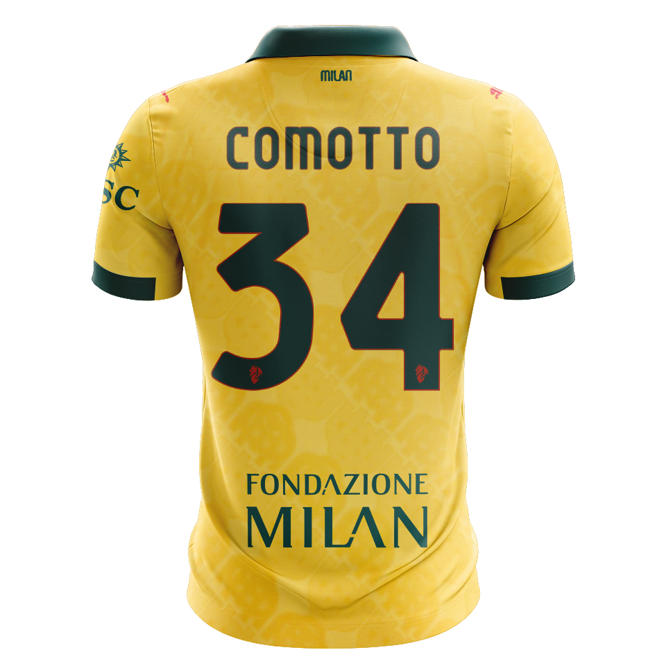 Cristian Comotto AC Milan jersey