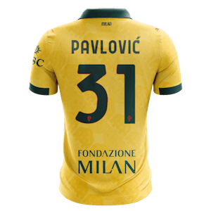 Strahinja Pavlović AC Milan shirt