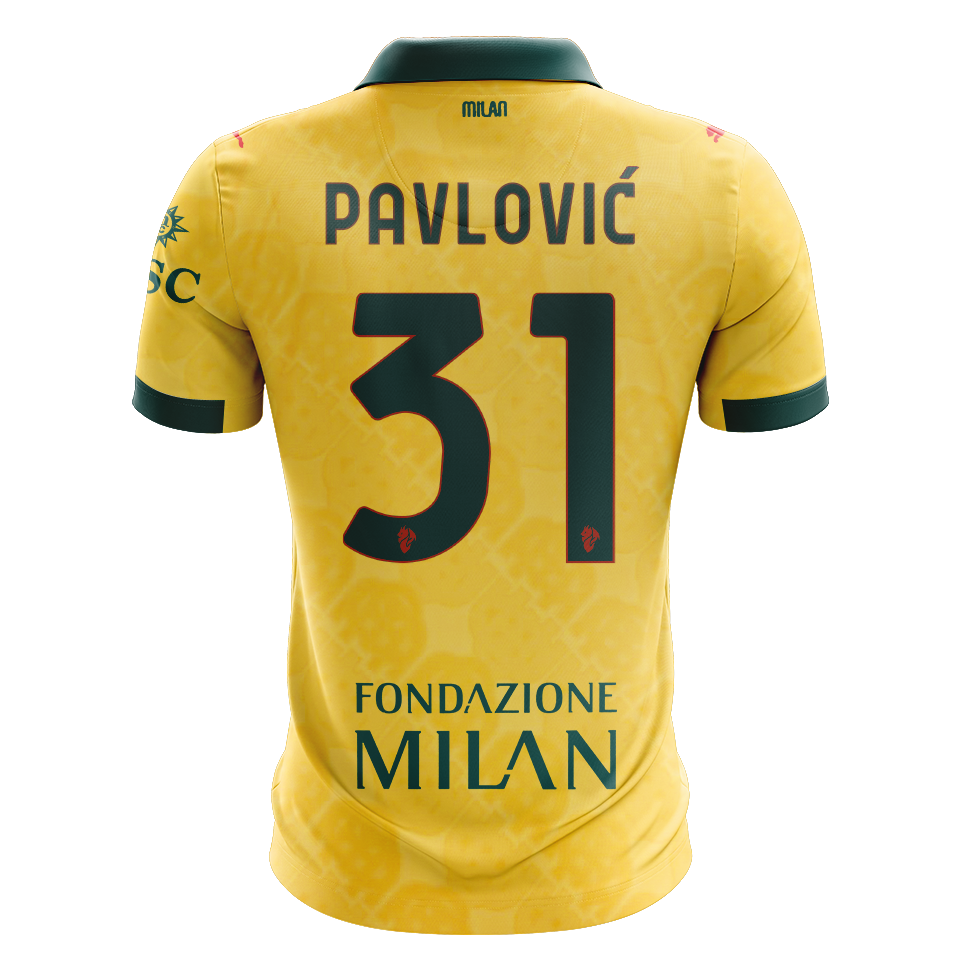 Strahinja Pavlović AC Milan shirt