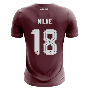 Harry Milne Heart of Midlothian camisa.