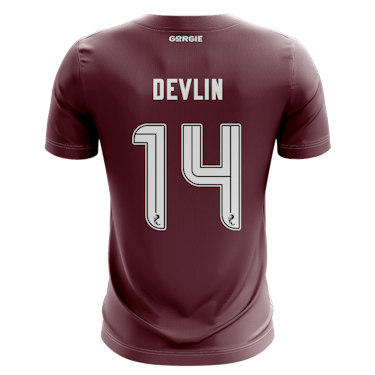 Cameron Devlin Heart of Midlothian camisa.