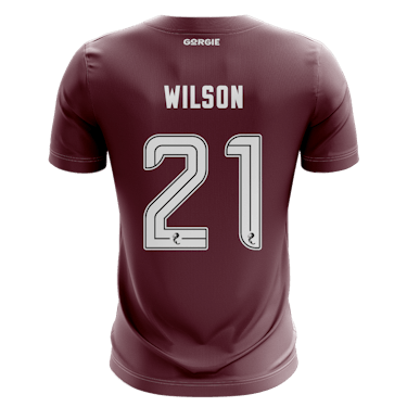 James Wilson Heart of Midlothian camisa.