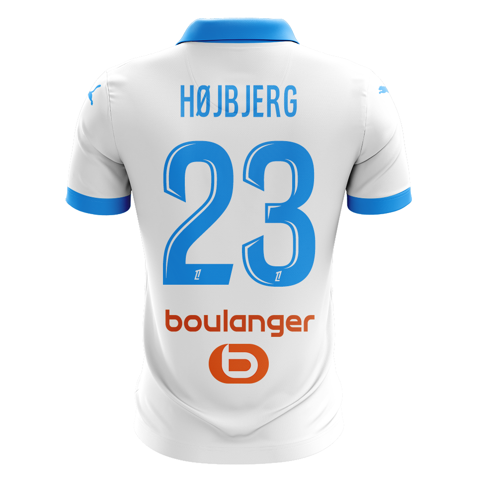 Pierre-Emile Højbjerg Olympique de Marseille shirt