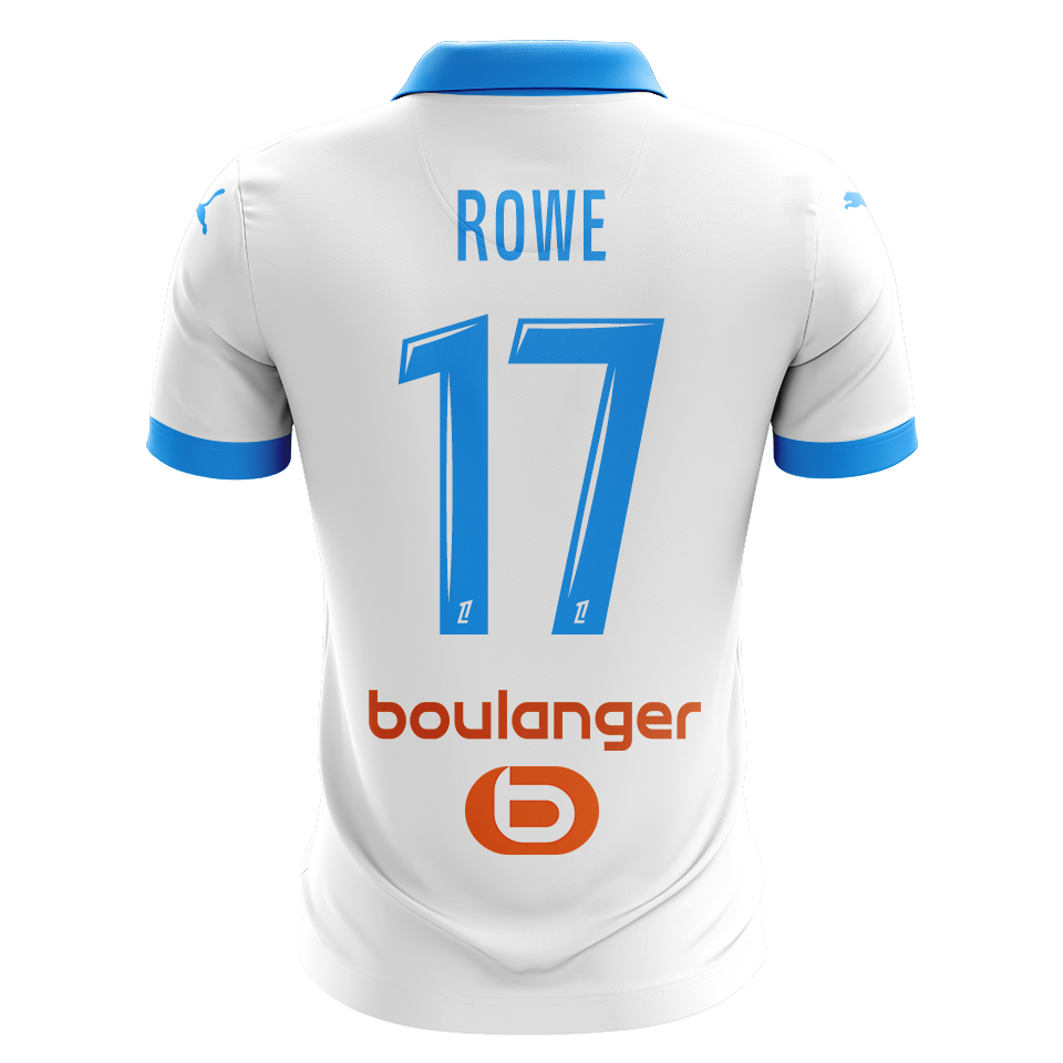 Jonathan Rowe Olympique de Marseille camisa.