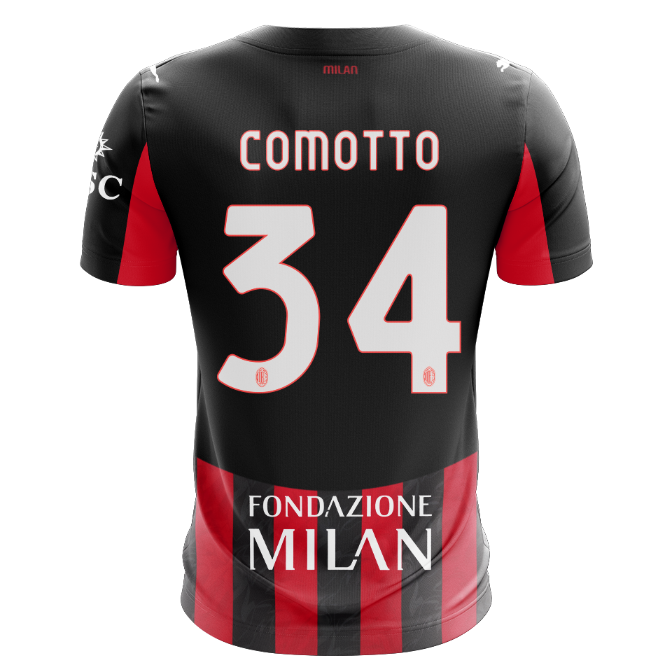 Maglia di Cristian Comotto (AC Milan)
