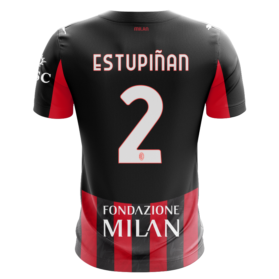 Pervis Josué Estupiñán Tenorio AC Milan shirt