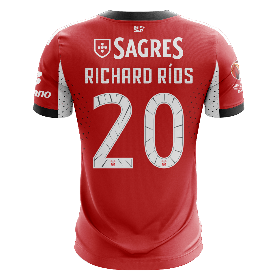 Maglia di Richard Ríos Montoya (SL Benfica)