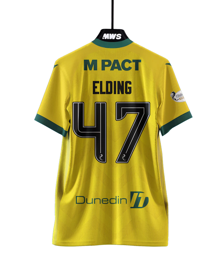 来自Hibernian的Owen Elding球衣