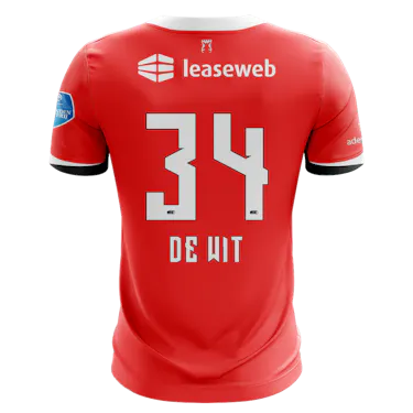 Mees de Wit AZ Alkmaar shirt