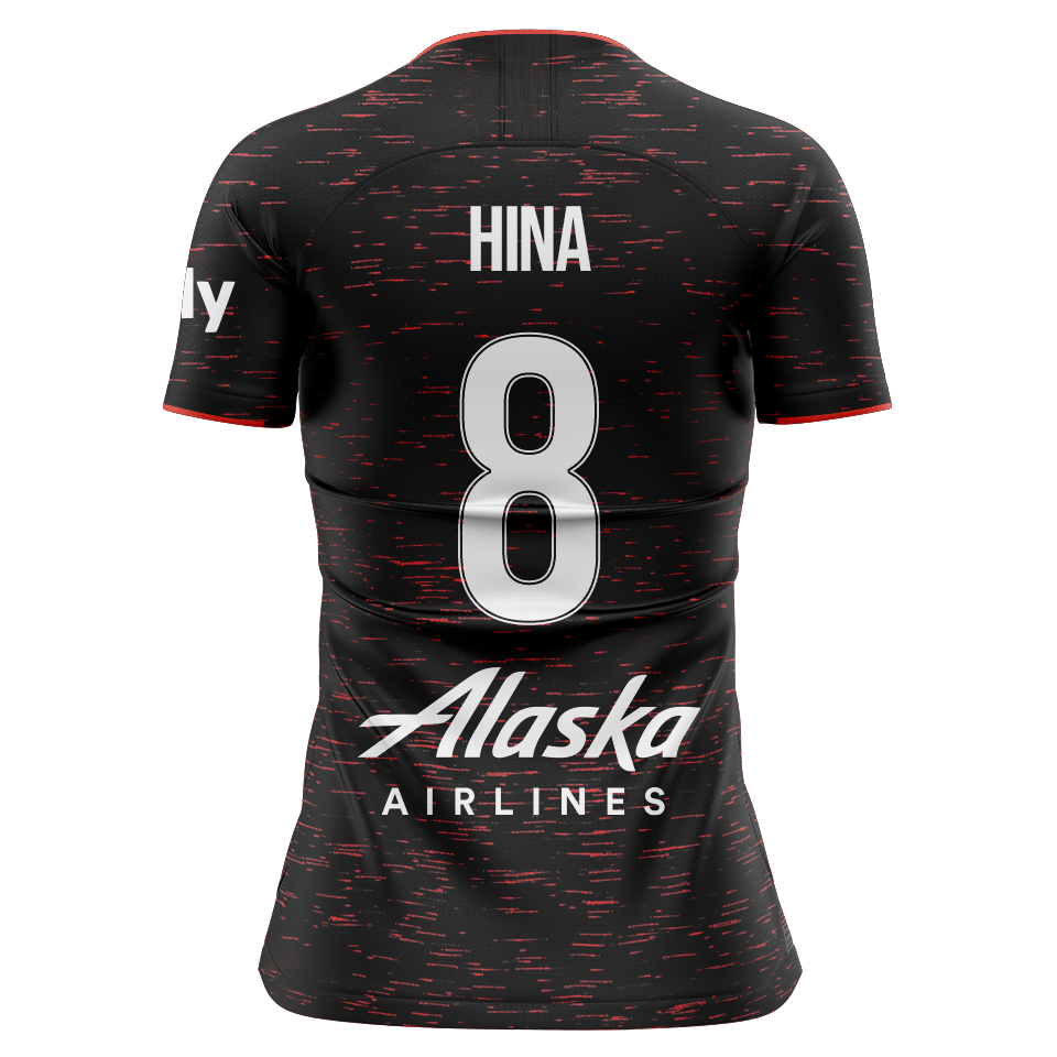 Hina Sugita 杉田妃和 Portland Thorns FC camisa.