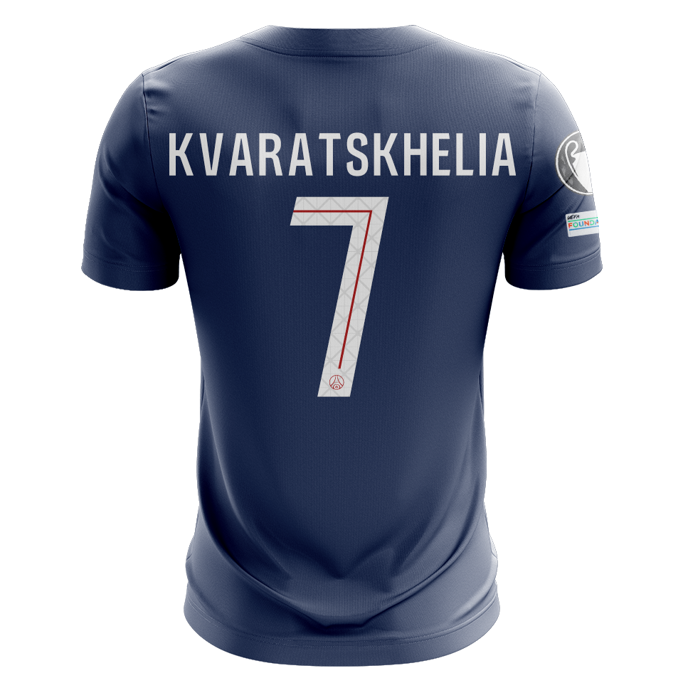 Paris Saint-Germain-Trikot von Khvicha Kvaratskhelia