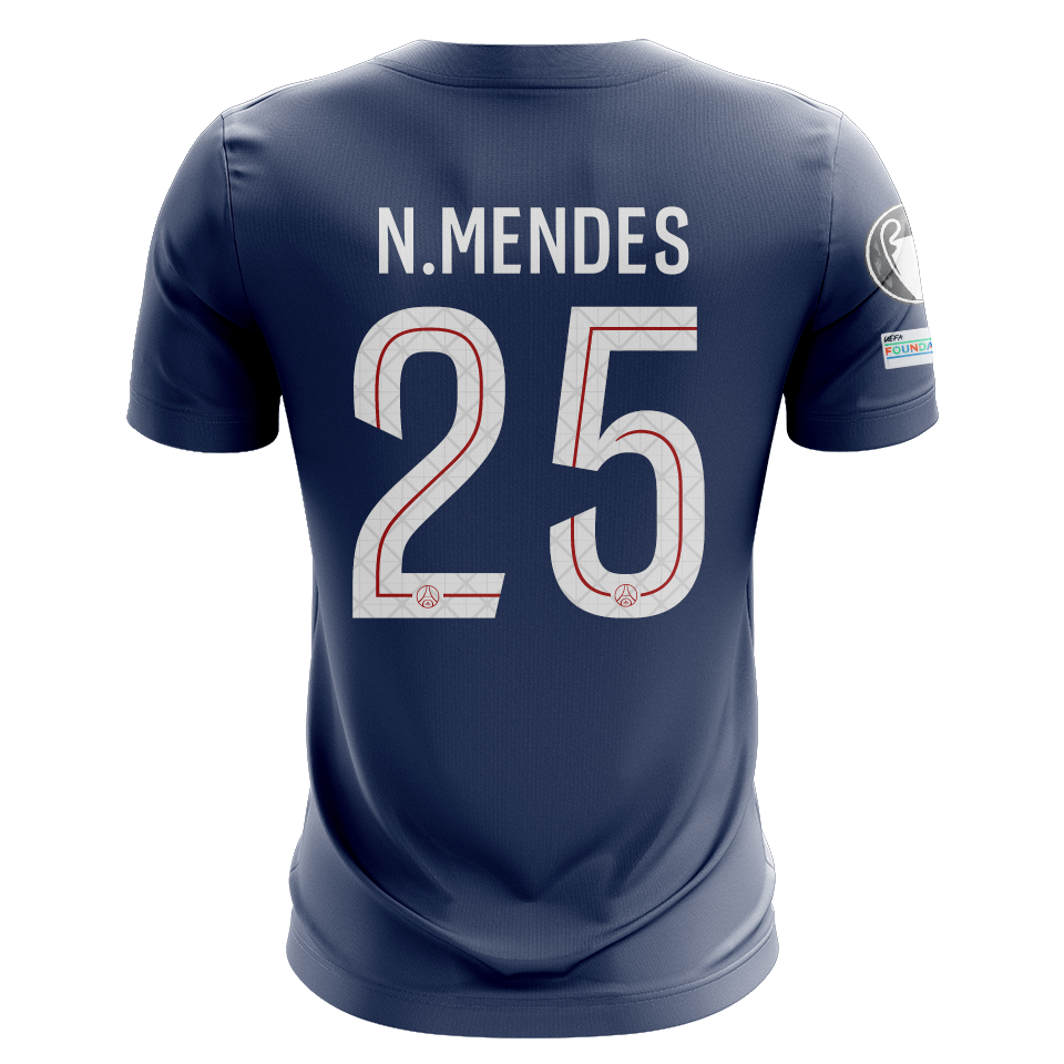 Nuno Mendes Paris Saint-Germain shirt