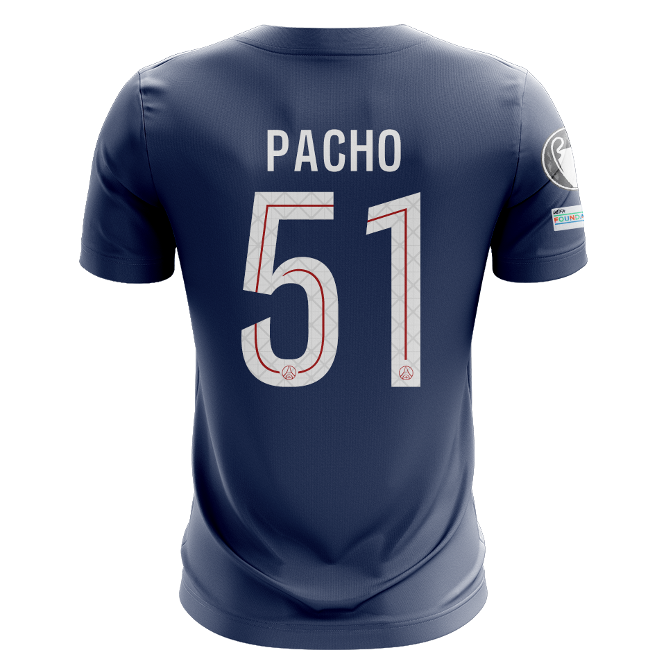 William Pacho Paris Saint-Germain shirt