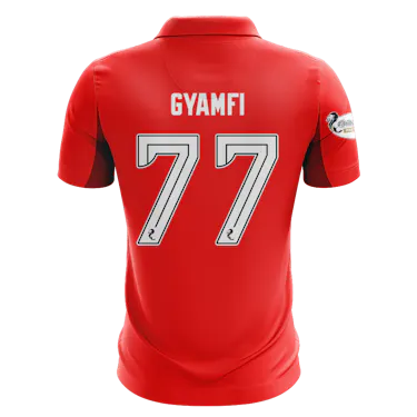 来自Aberdeen的Emmanuel Gyamfi球衣